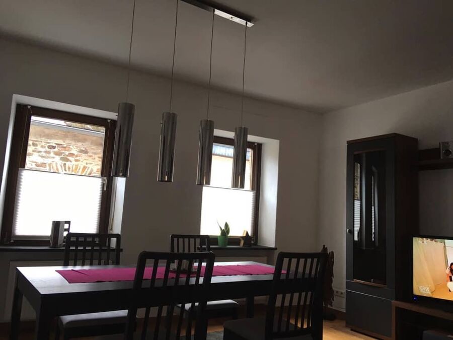 Ferienhaus Alte Scheune Pommern Mosel - Esszimmer