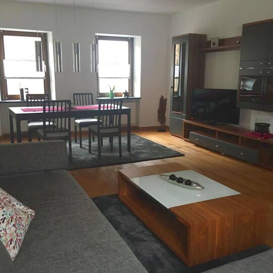 Ferienhaus Alte Scheune Pommern Mosel - Wohnbereich